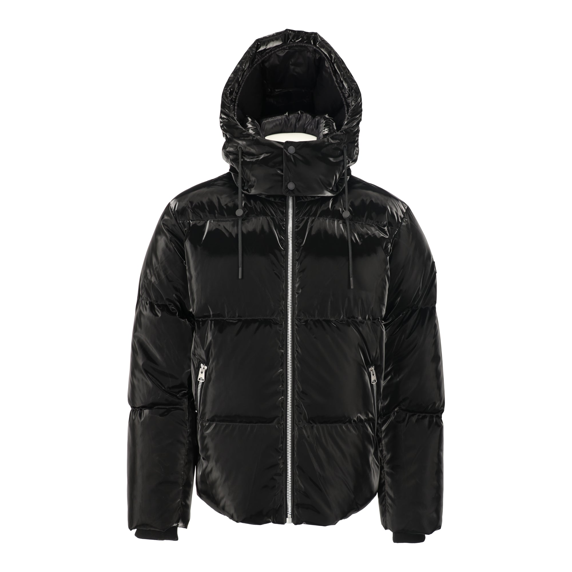 Hooded Down Black Coat
