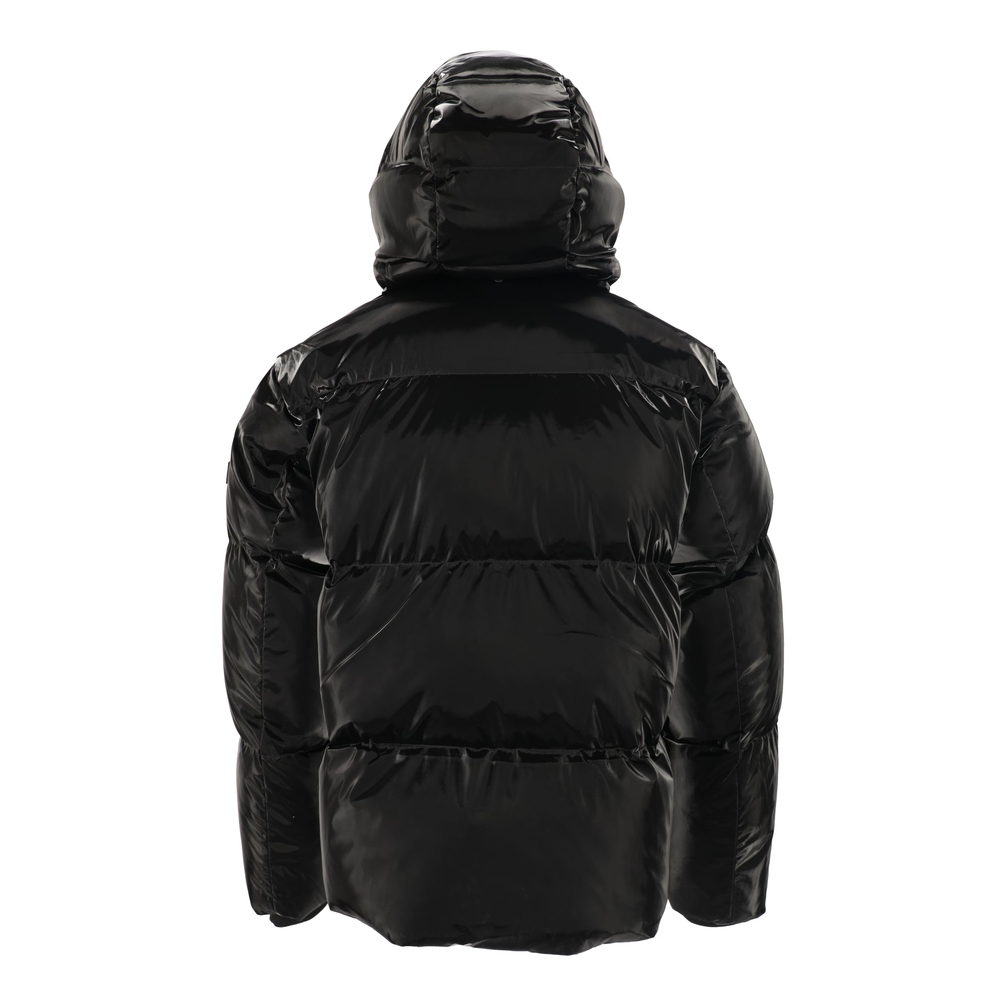 Hooded Down Black Coat