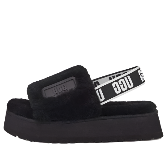 Disco Slide Sandal Black