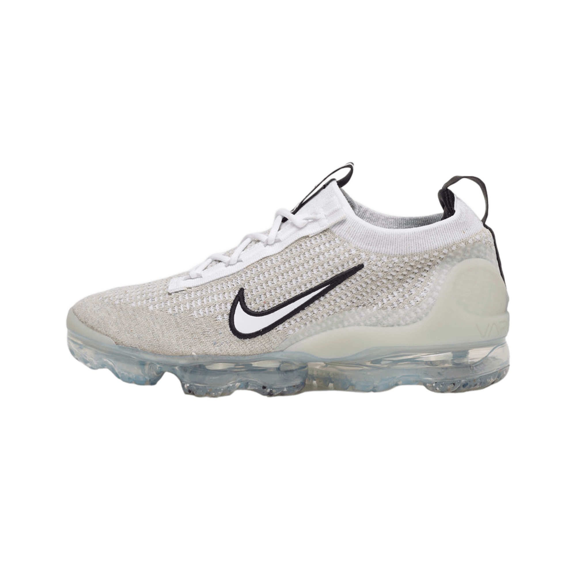 Air VaporMax 2021 FK White Black Metallic Silver