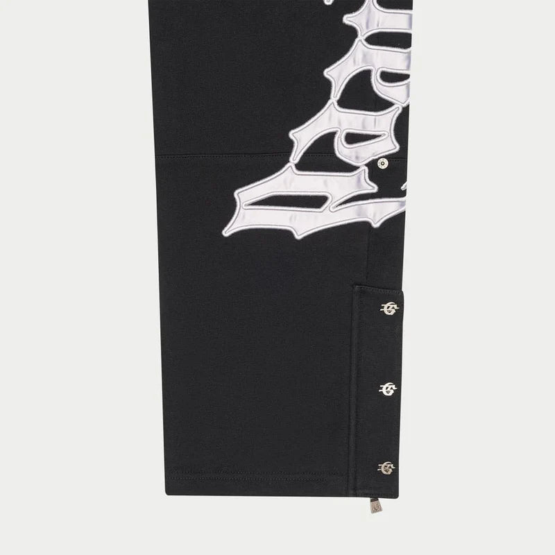 Og Logo V2 Black Silver Satin Boom Sweatsuit