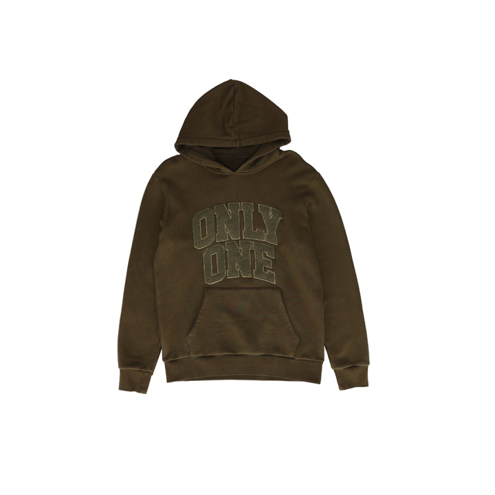Monochromatic Chenille Pullover Hoodie
