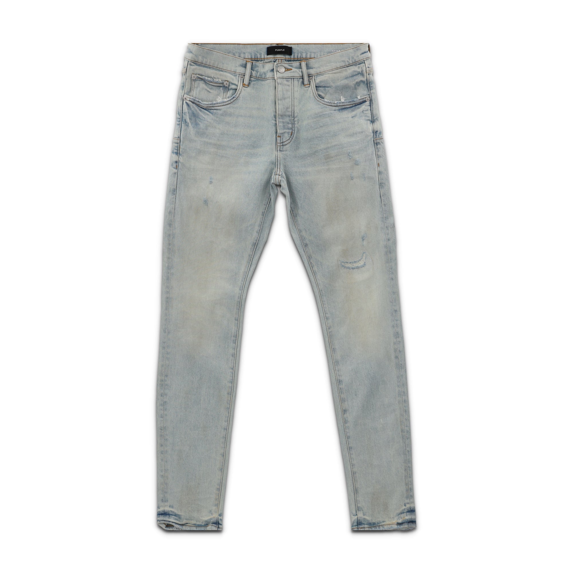 Skinny Fade Distressed Jeans Blue