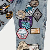 Patchwork Denim (Blue Wash)