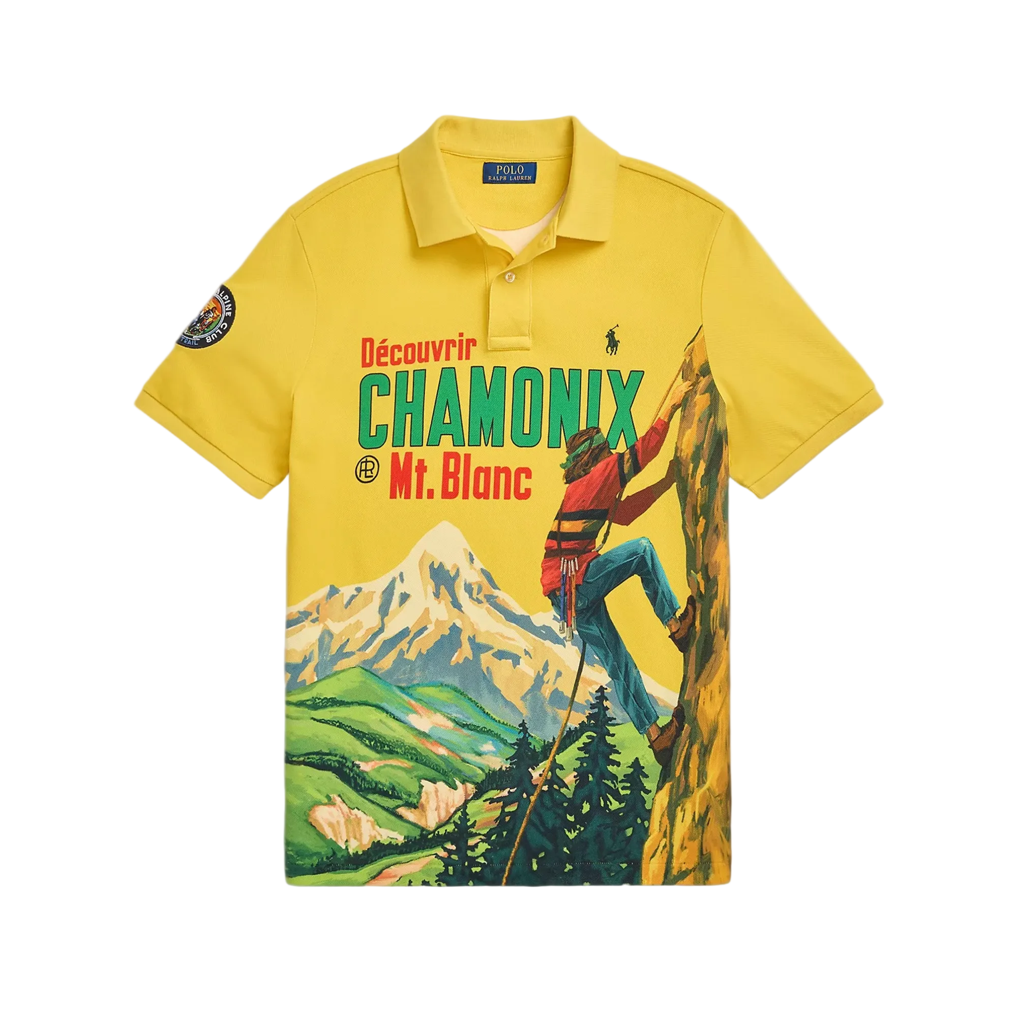 Classic Fit Mesh Graphic Polo Shirt – WOODstack Classic Fit Mesh Graphic Polo Shirt – WOODstack