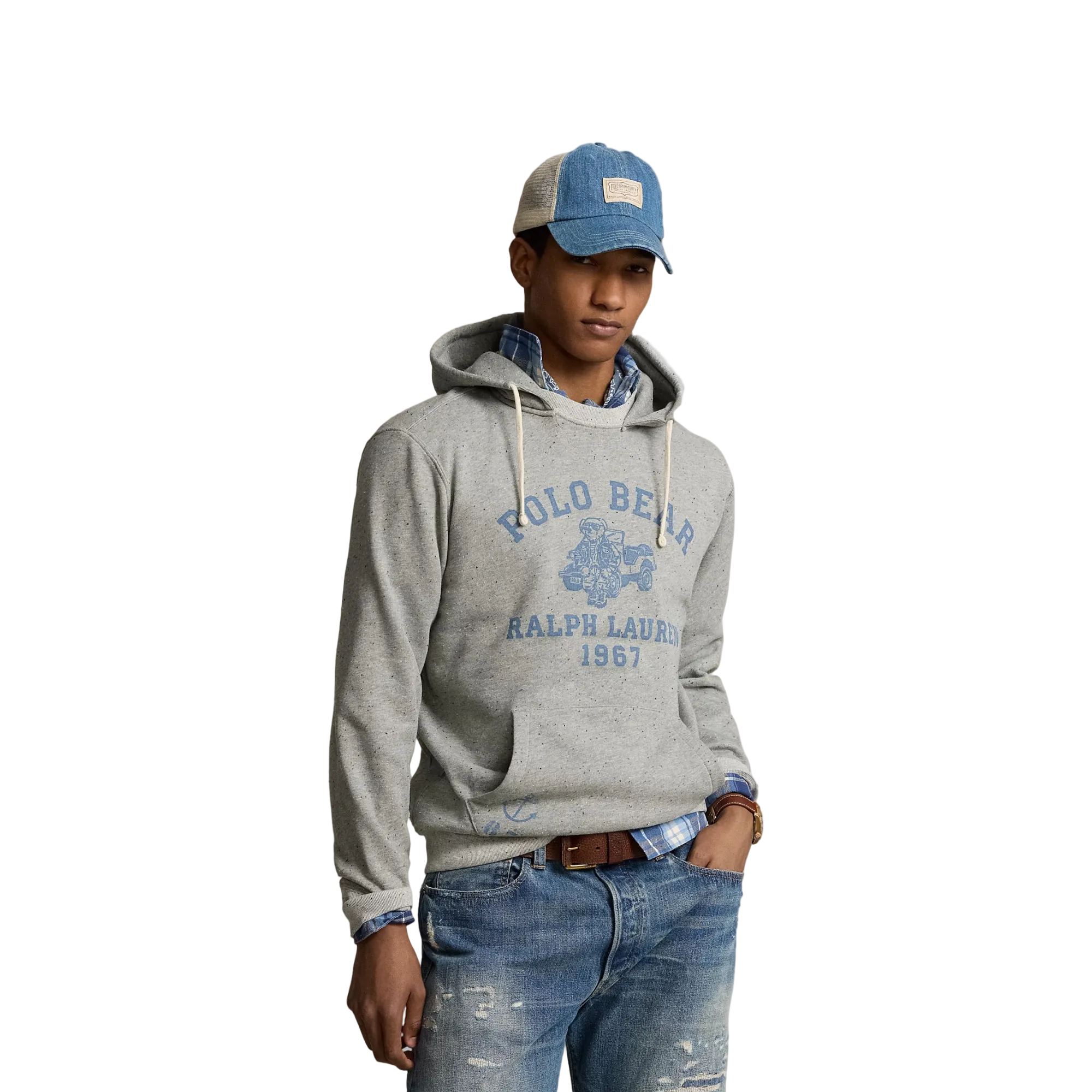 Ls Seeded Vintage Fleece Pullover Hoddie