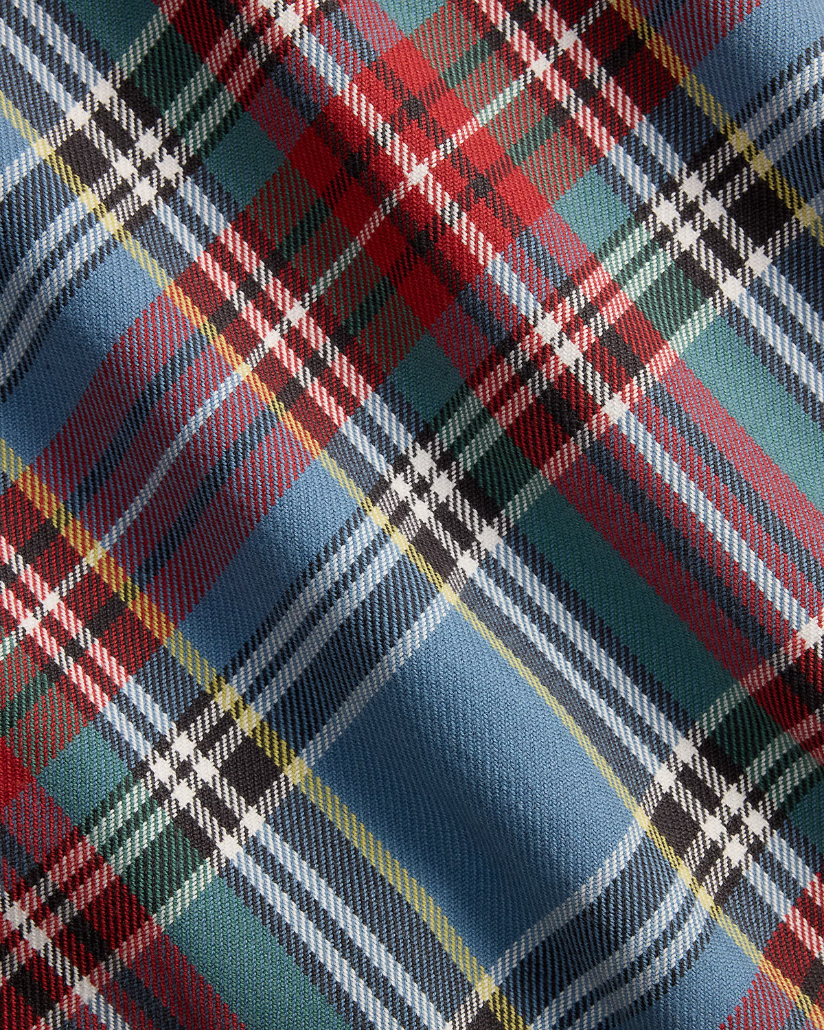 Classic Fit Plaid Flannel Camp Shirt