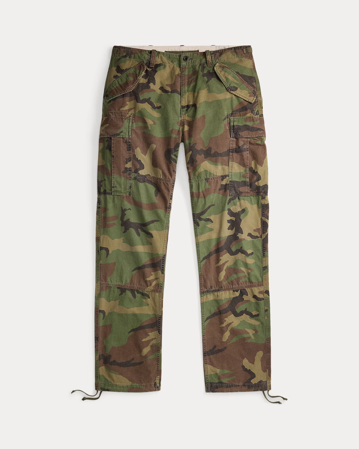 Classic Fit Camo Canvas Cargo Pant