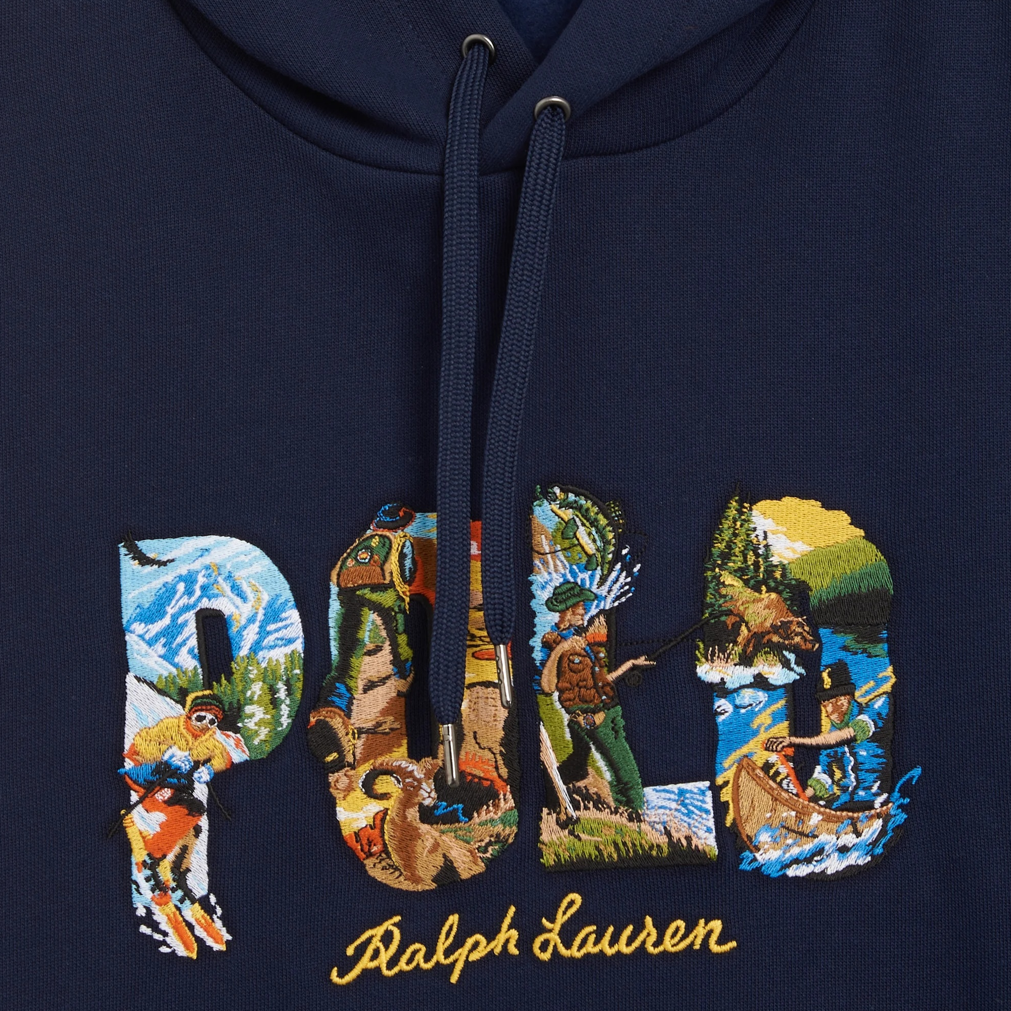 Novelty Embroidered Pullover Hoodie