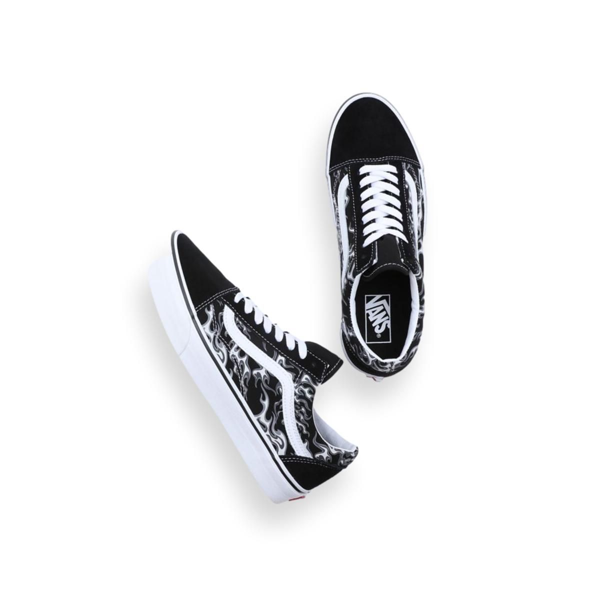 Flames Old Skool Black