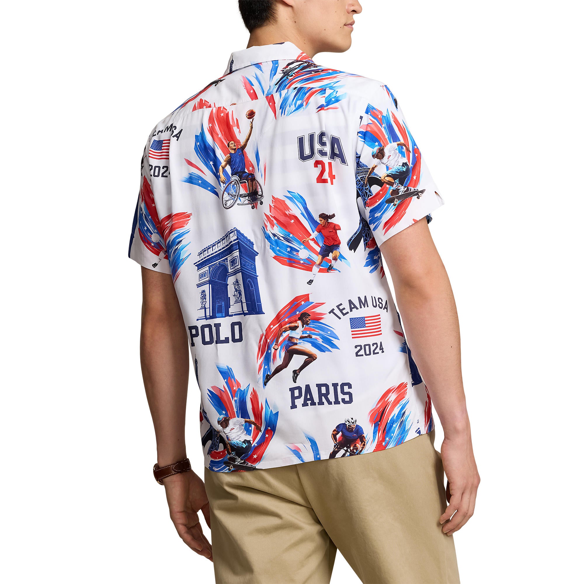 Team USA Print Camp Shirt