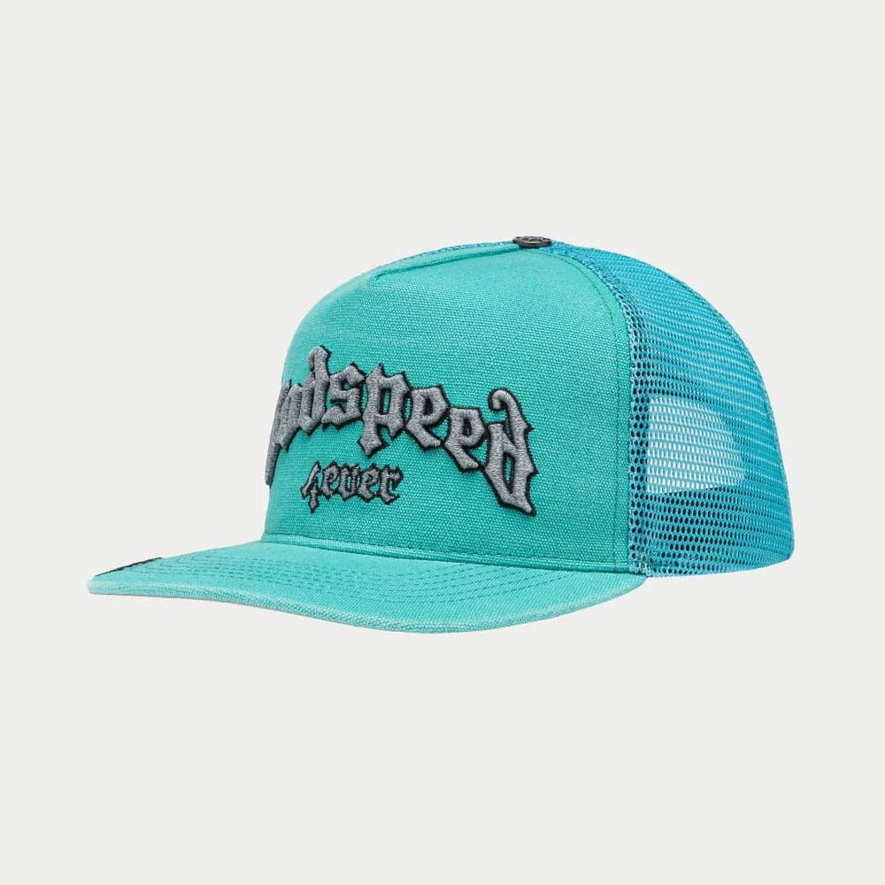 GS Forever Trucker Teal Washed Hat