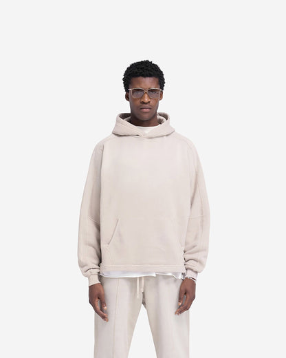 Stepped Hem Pullover Hoodie
