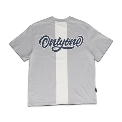Only One Velocity Stripe Grey Cement T-Shirt