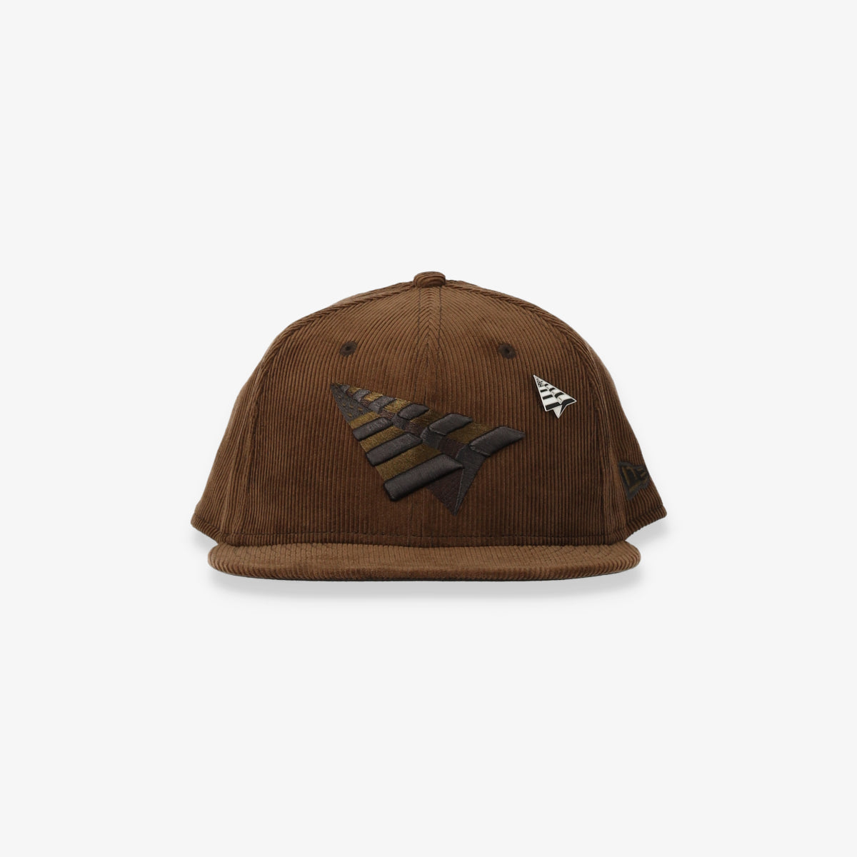 101292-BRWNSD-Men Corduroy Crown 9Fifty Snapback Hat