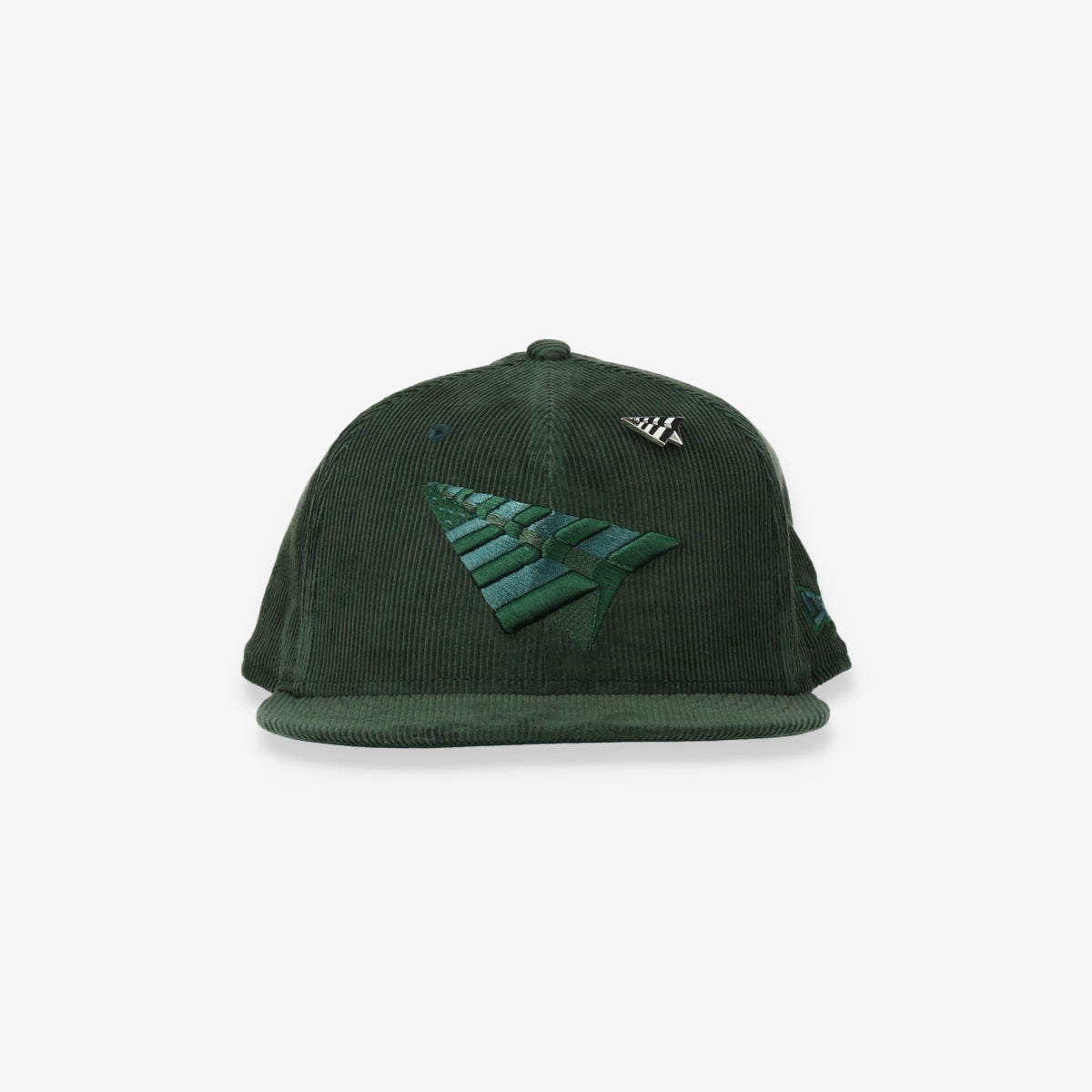 101292-DRKGRN-Men Corduroy Crown 9Fifty Snapback Hat