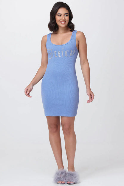 FITTED TANK DRESS WITH HOTFIX