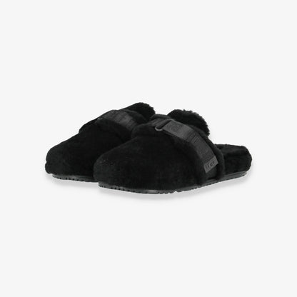 Fluff It Black Slippers