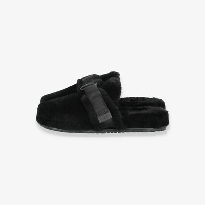 Fluff It Black Slippers