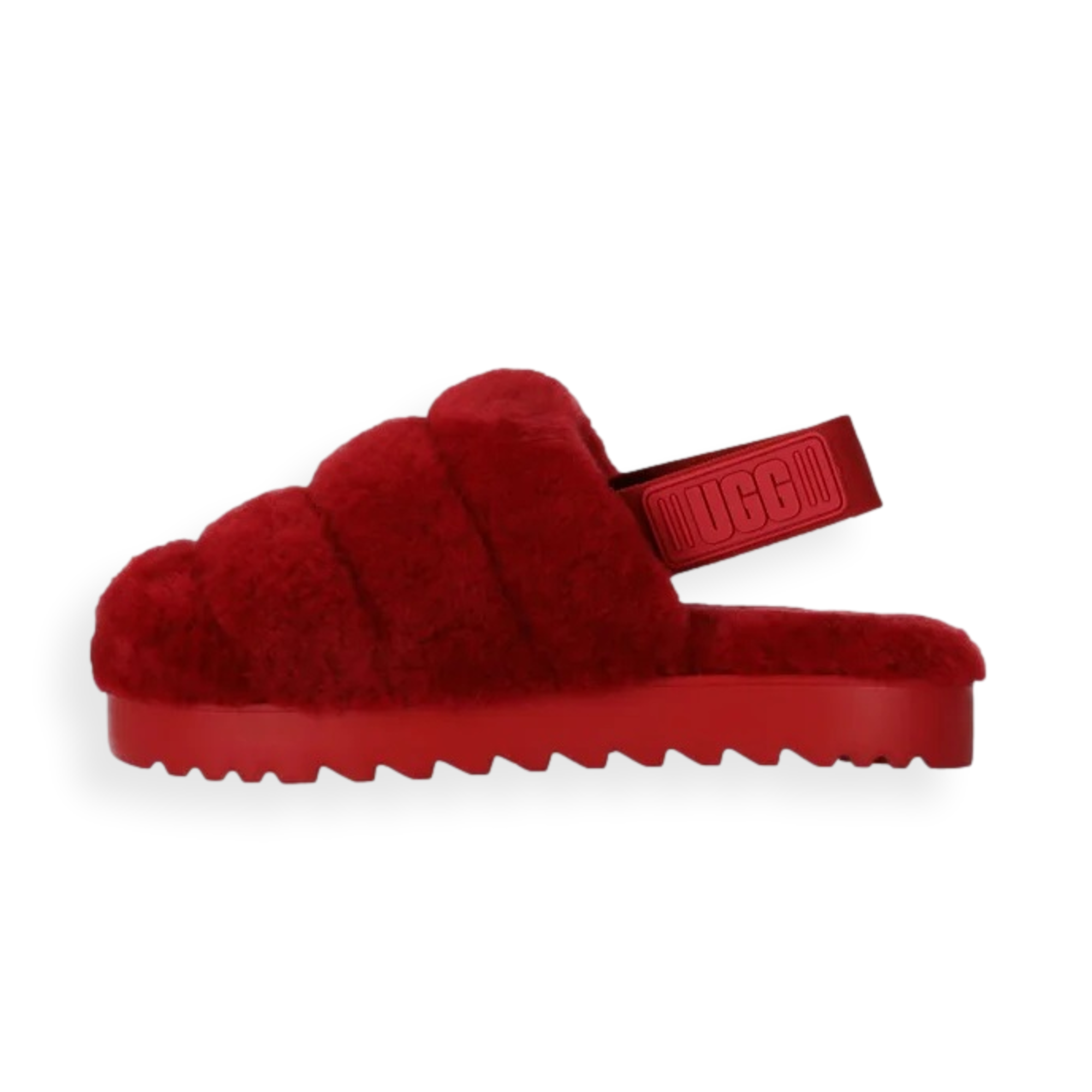 Super Fluff Slippers Red