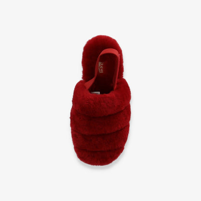 Super Fluff Slippers Red
