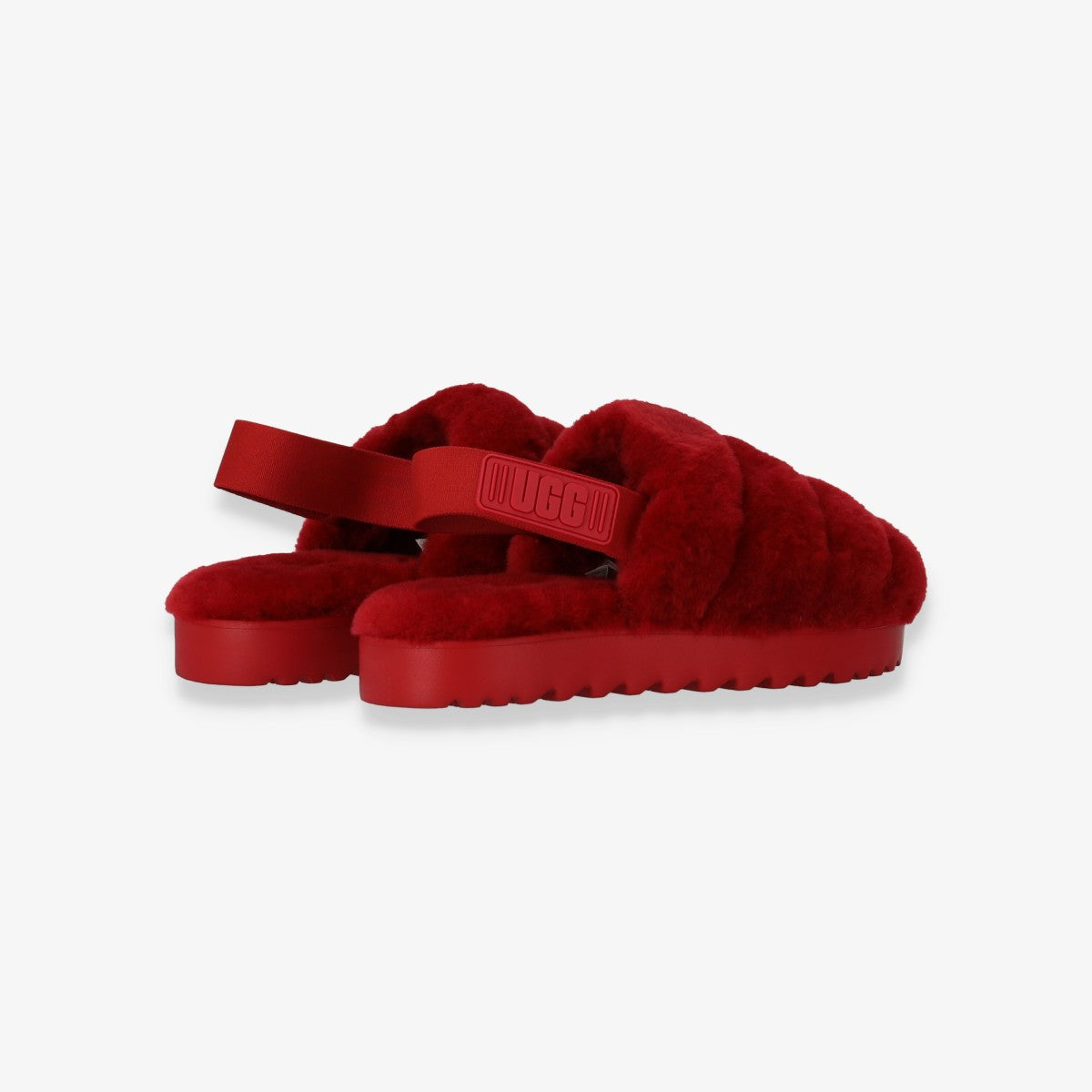 Super Fluff Slippers Red