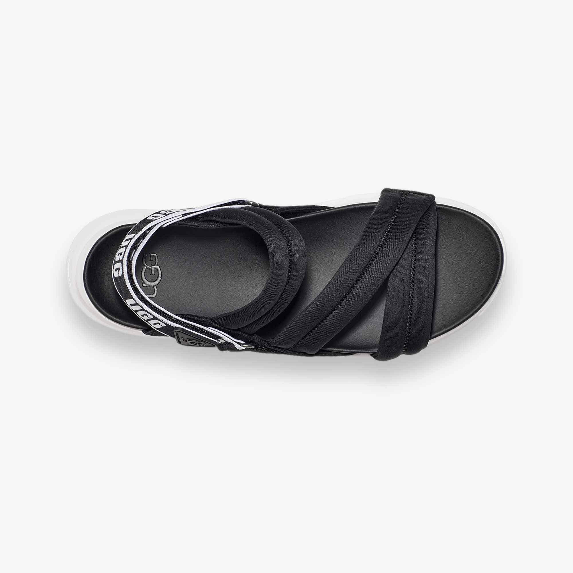 L.A. Sun Sandals Black