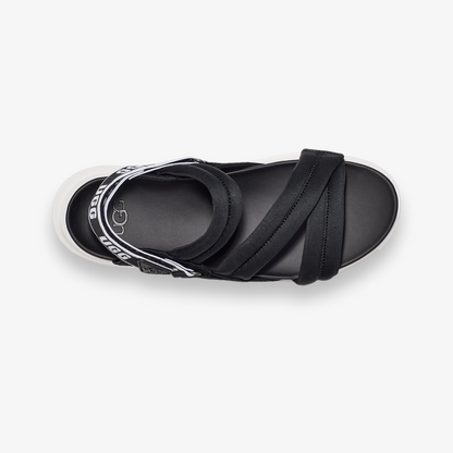 L.A. Sun Black Sandals