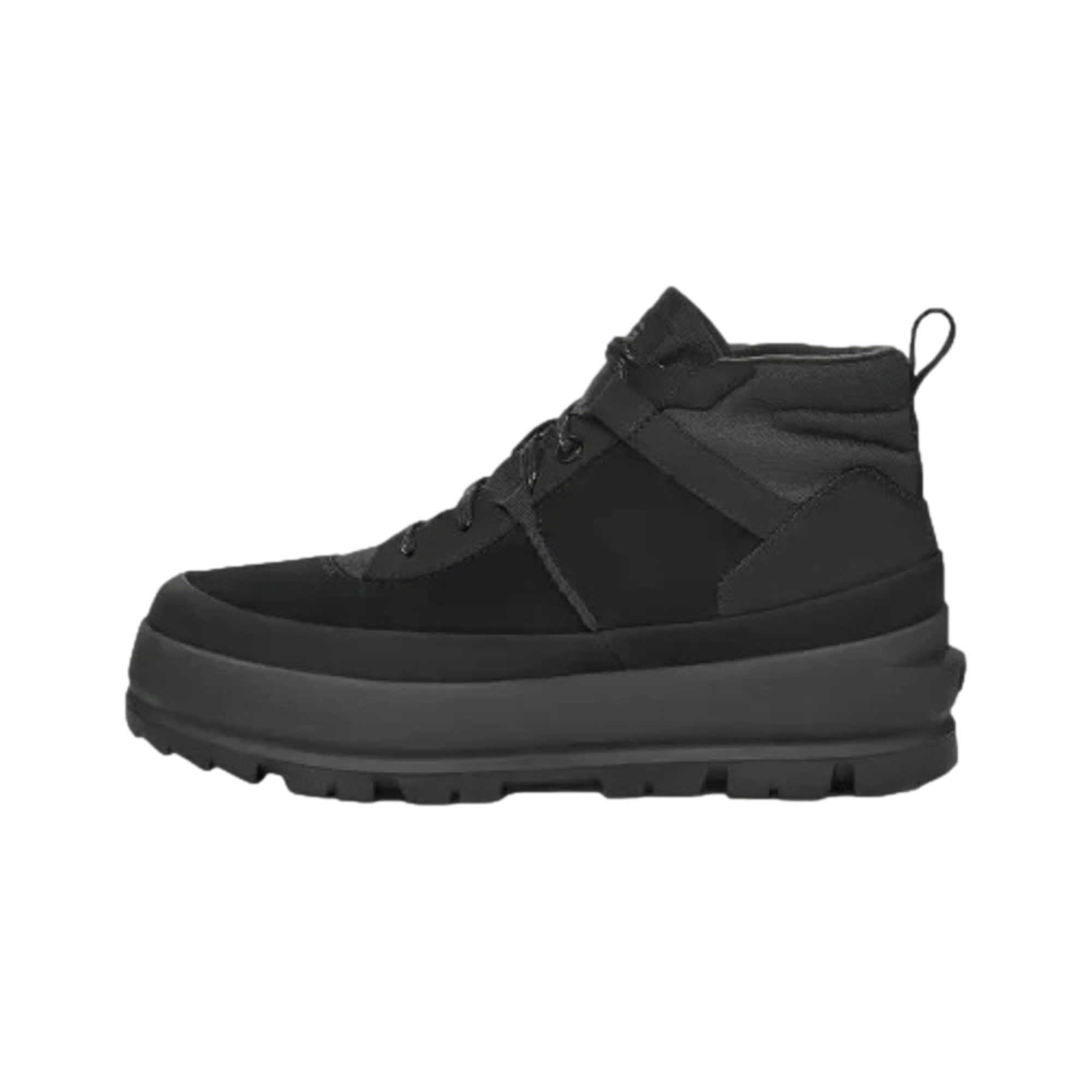 Lug Chukka Black Boots