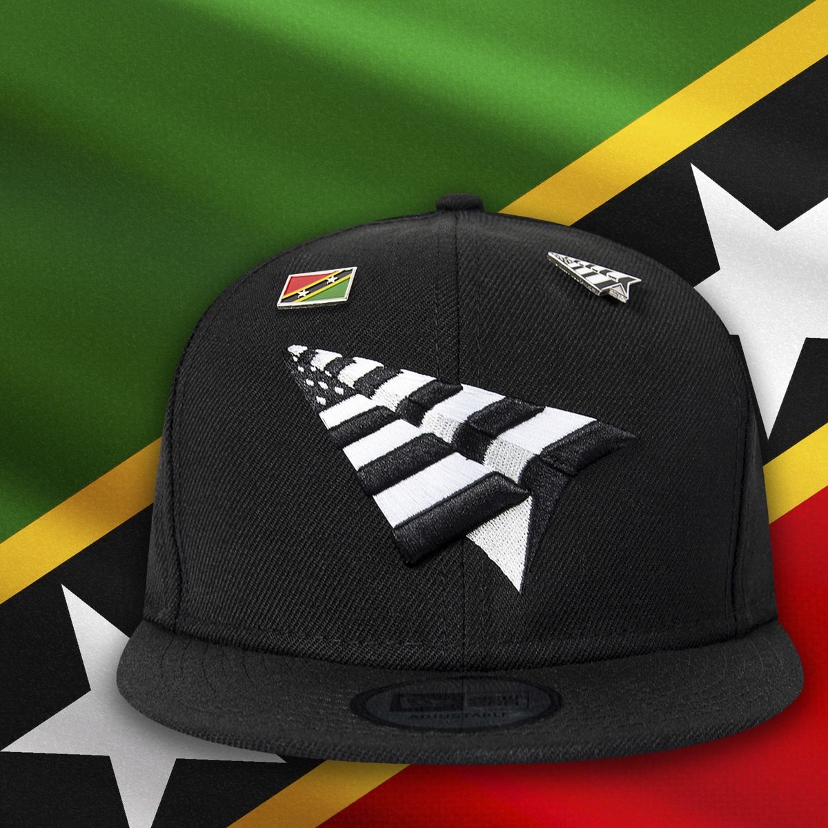 St. Kitts & Nevis Snapback Hat