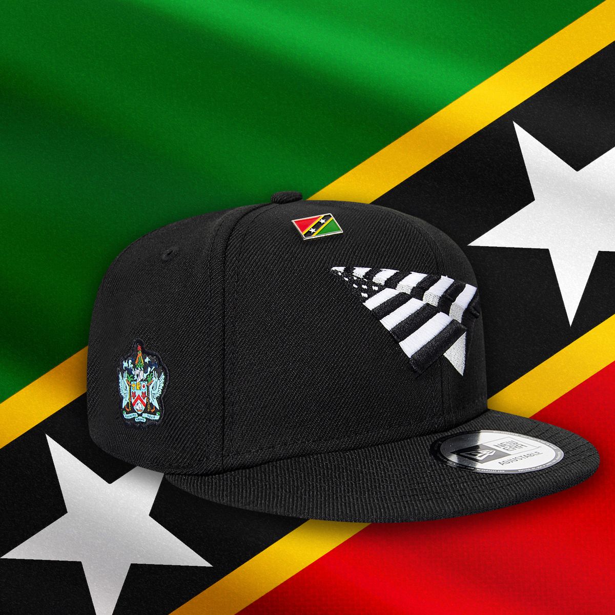 St. Kitts & Nevis Snapback Hat