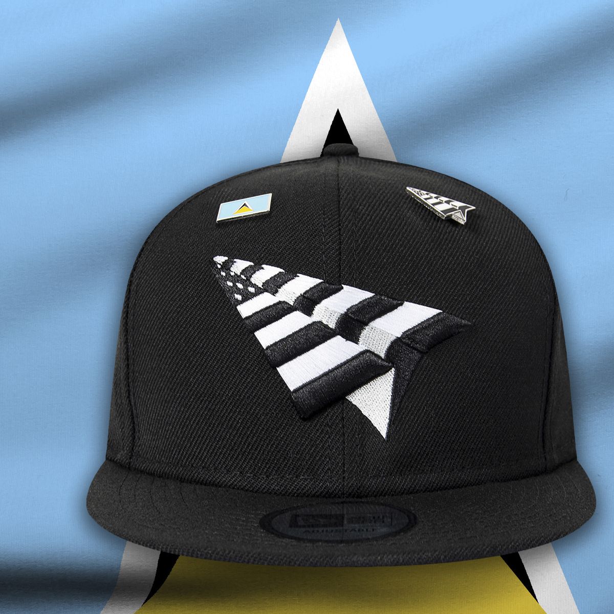 St. Lucia Crown Snapback Hat