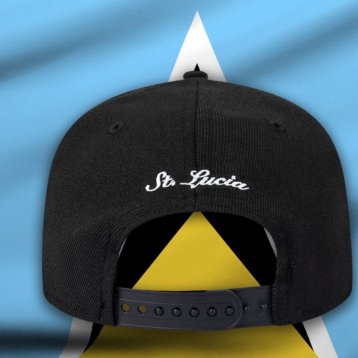 St. Lucia Crown Snapback Hat