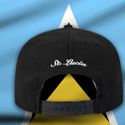 St. Lucia Crown Snapback Hat