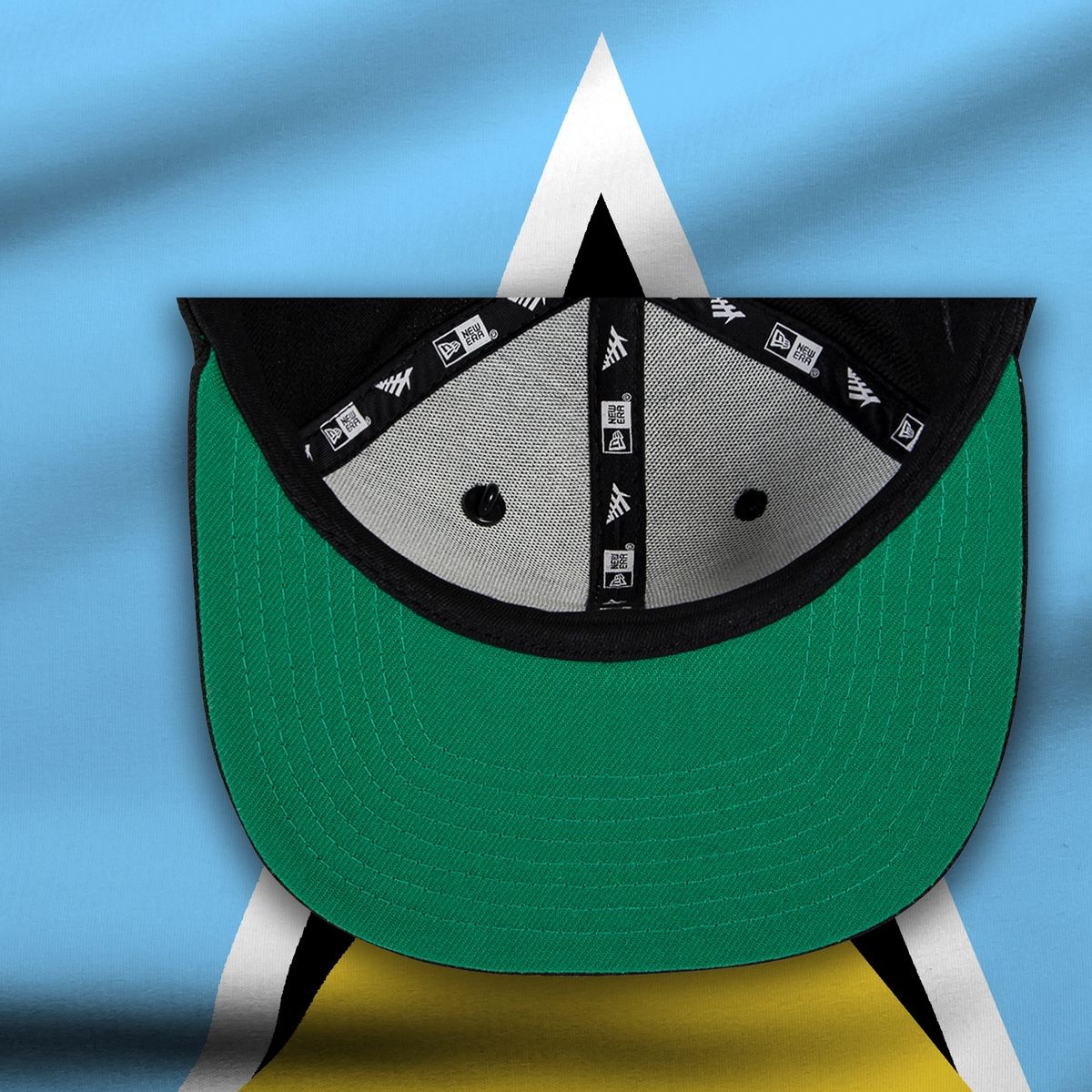 St. Lucia Crown Snapback Hat