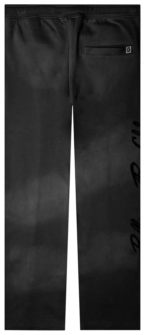 Wavy Seam Training Pant-Black