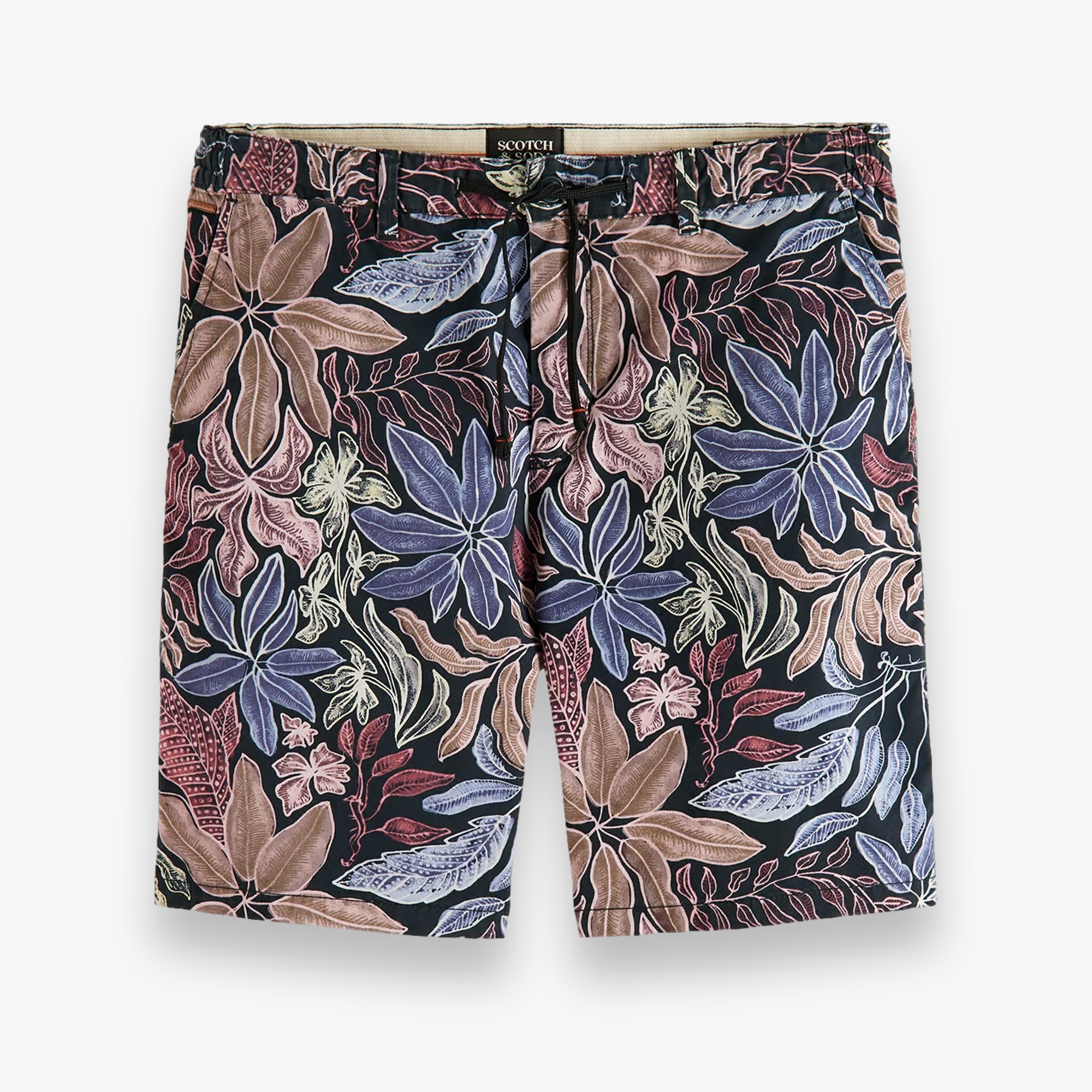 Fave Print Washed Twill Shorts