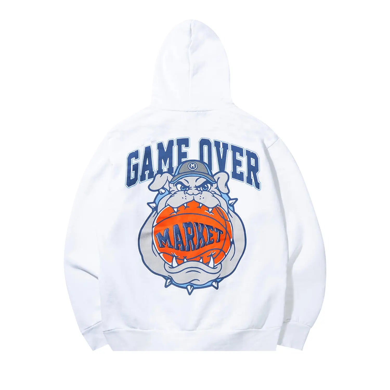 Game Over White Pullover Hoodie