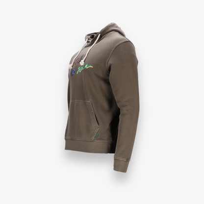 Garment Dye Logo Pullover Hoodie