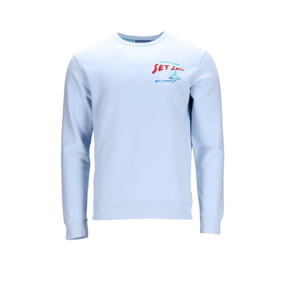 Front Back Sailor Artwork Crewneck