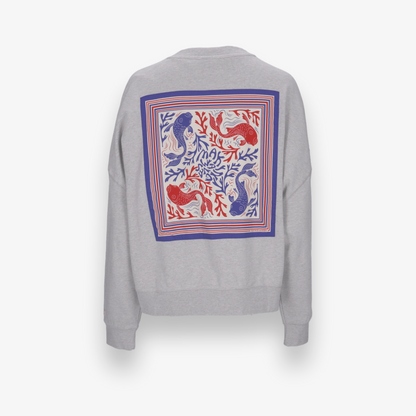 Boyfriend Fit Crewneck Sweatshirt