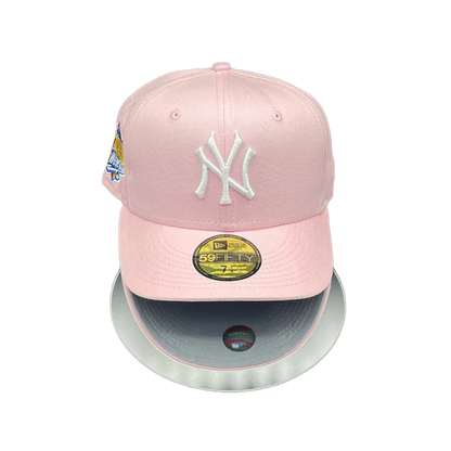 NY Yankees 1999 World Series 59FIFTY New Era Pink Hat