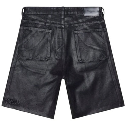 Black Wash Waxed  Mr. Jorts  Shorts