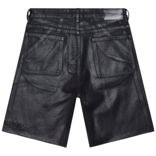 Black Wash Waxed  Mr. Jorts  Shorts