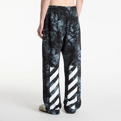 Lab Off White™ - Printed Camo Jogger  in Black