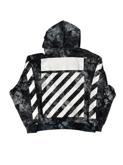 Lab Off White-L/AB OFF-WHITE CAMO PRINTED DIAG HOODIE