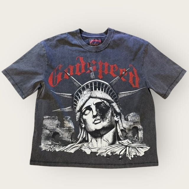 R.O.M.E Grey Wash Tee