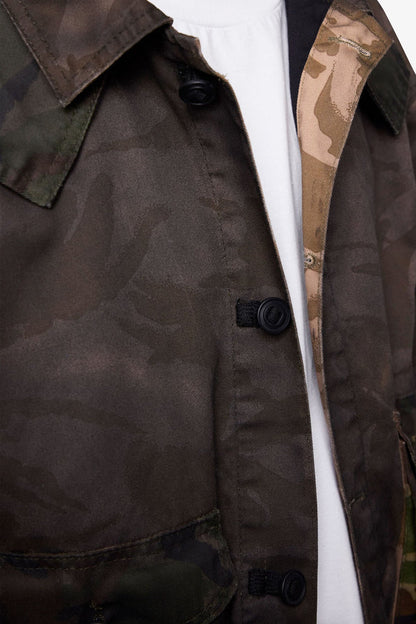 MNML-OVERDYED HOODED JACKET