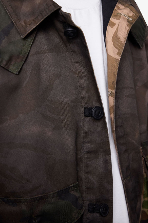 MNML-OVERDYED HOODED JACKET