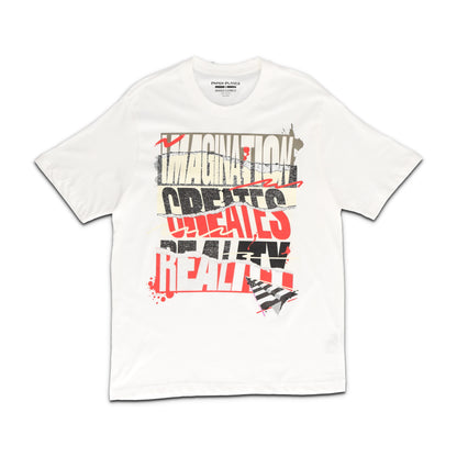 Imagination Creates Reality White T-Shirt